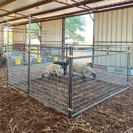 Livestock Wire Pens - 5x5, 5x10, 10x10, 10x20 & 20x20